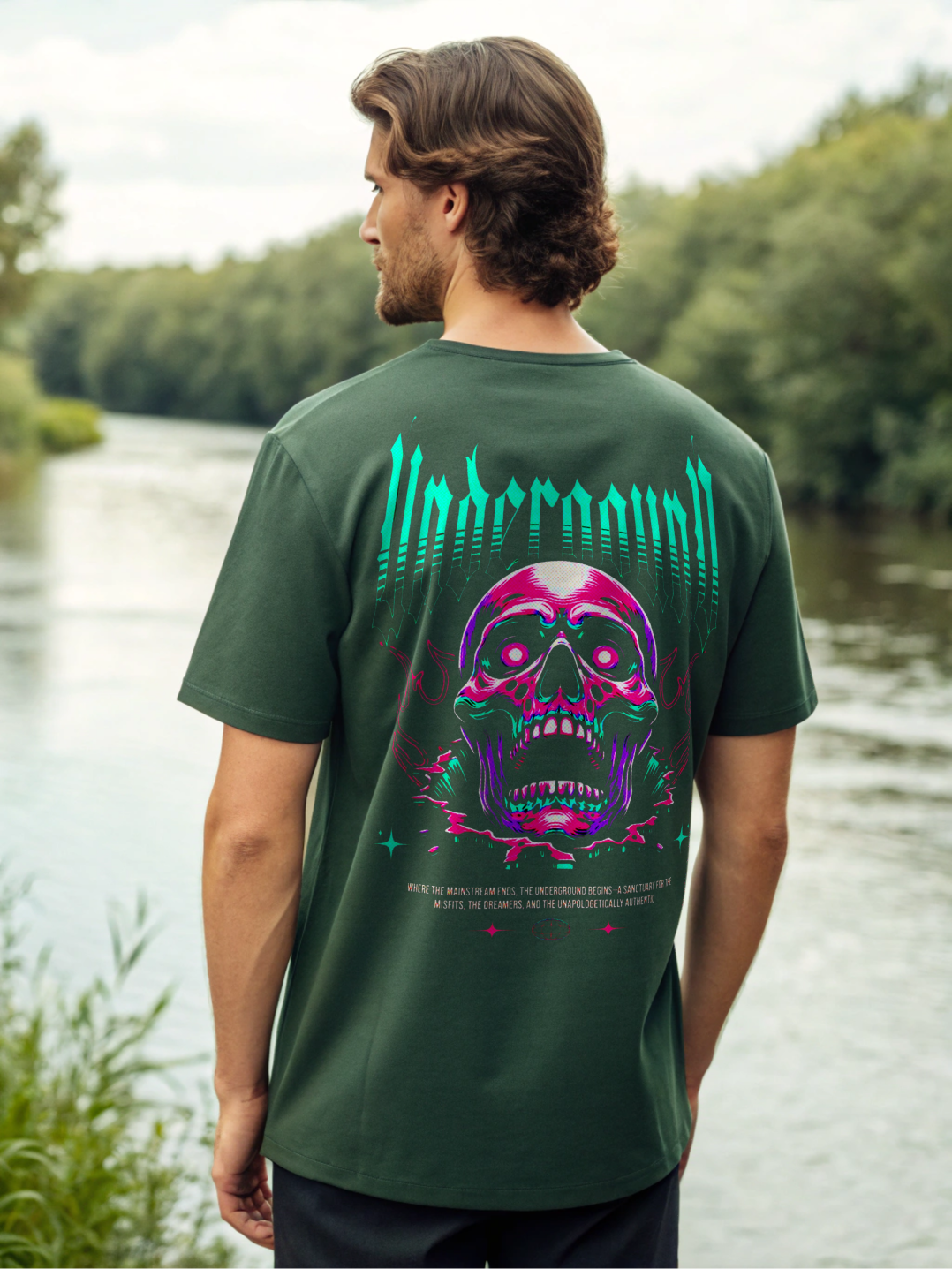 Glacier Underground Oversized T-Shirt