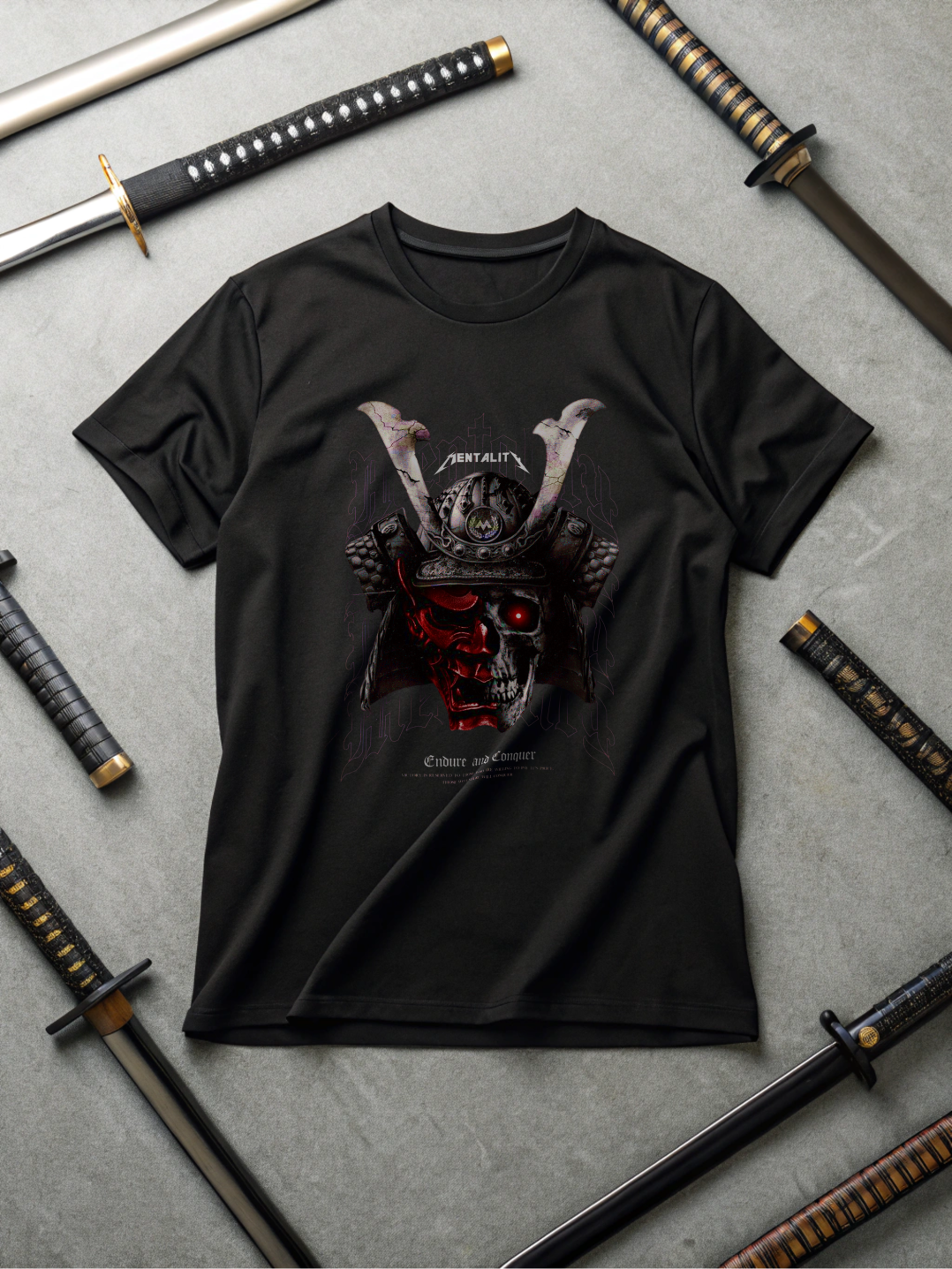 Glacier Samurai Wall Oversized T-Shirt