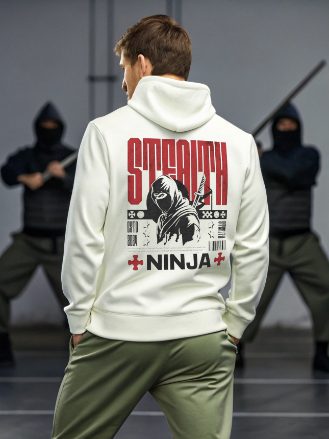 Glacier Stealth Ninja Unisex Hoodie