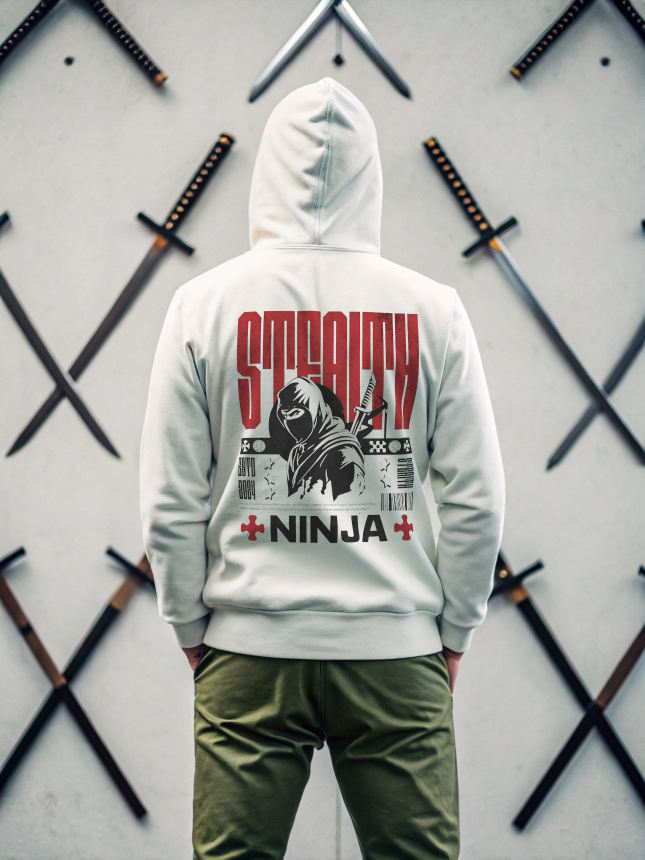 Glacier Stealth Ninja Unisex Hoodie
