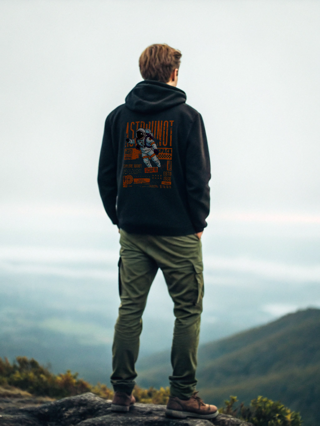 Glacier Astronaut Unisex Hoodie