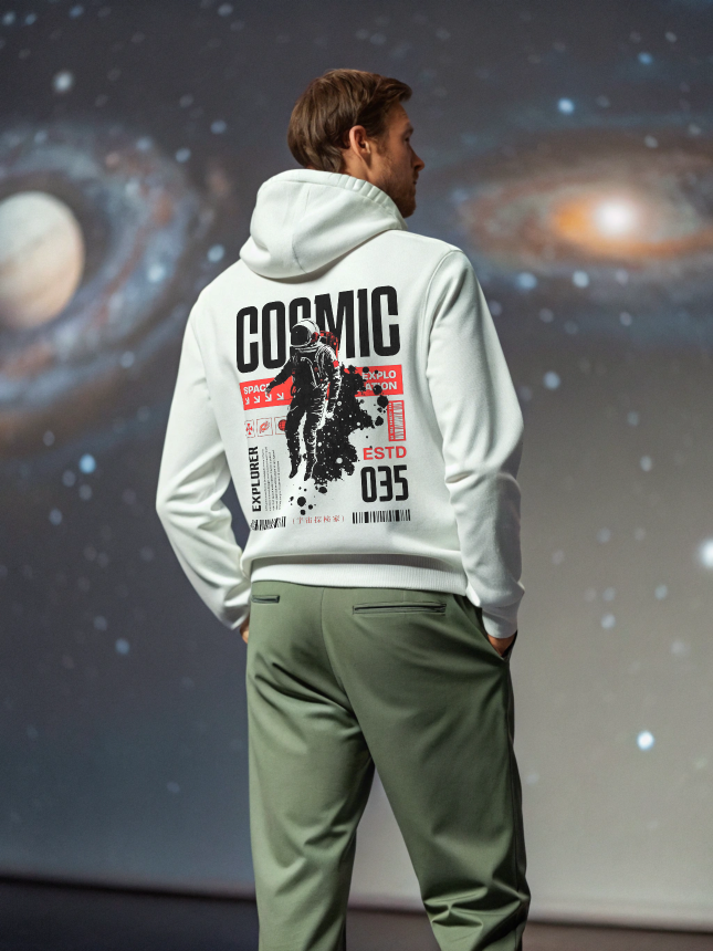 Glacier Cosmic Unisex Hoodie