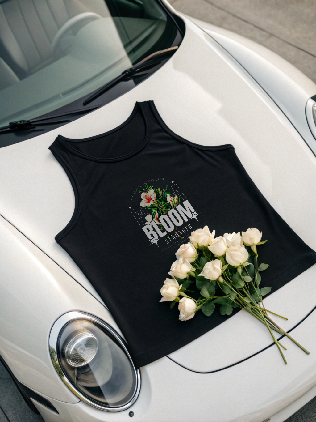 Glacier Bloom Crop Tank