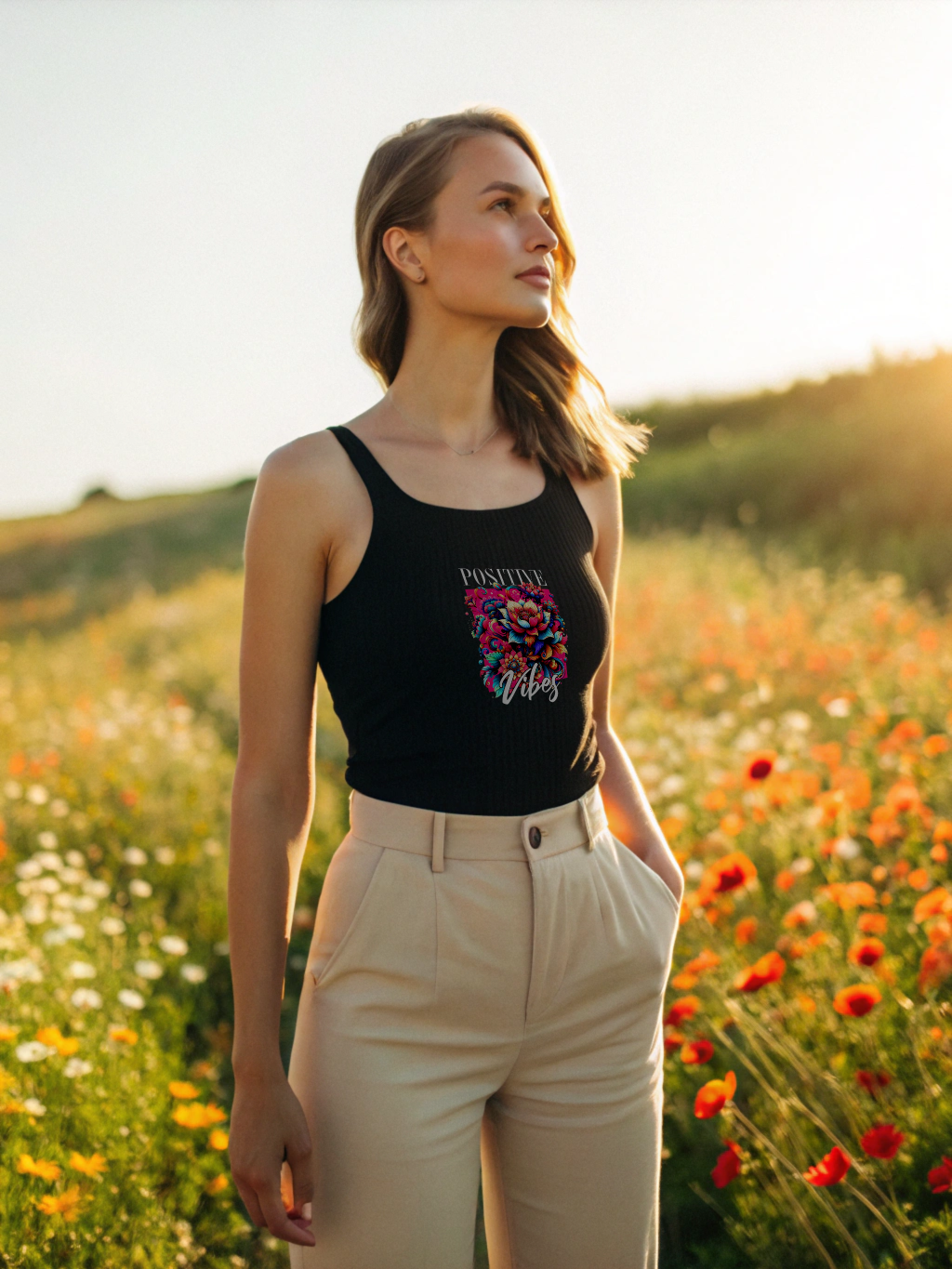 Glacier Vibes Crop Tank