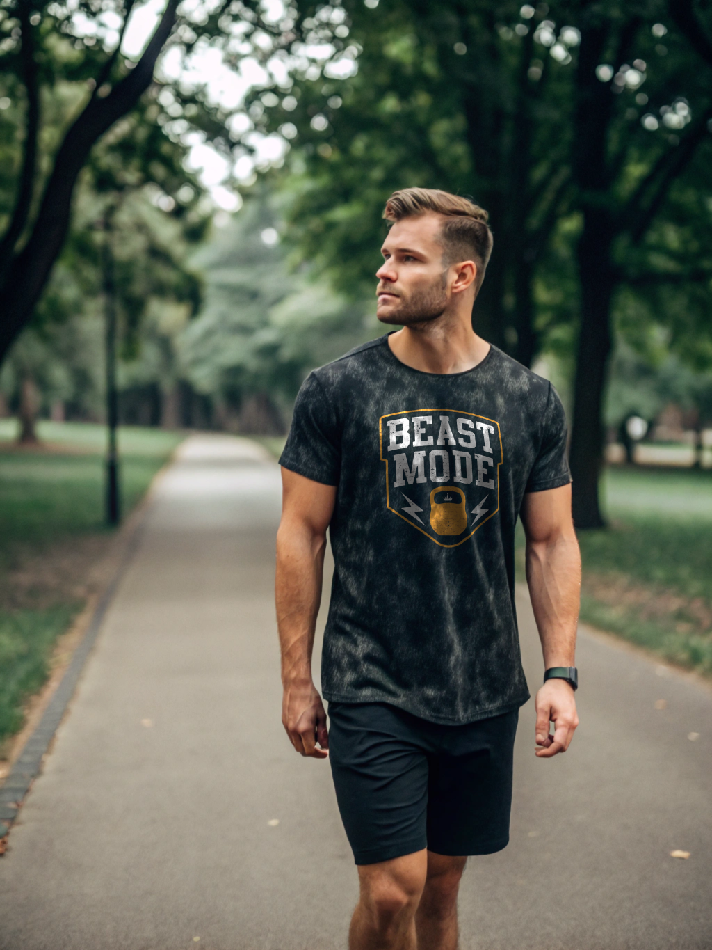 Glacier Beast Mode Oversized Tee | BSG Collection
