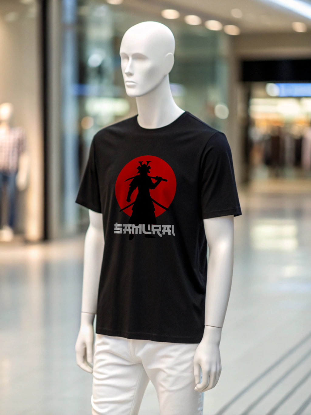 Glacier Samurai Wall Oversized T-Shirt