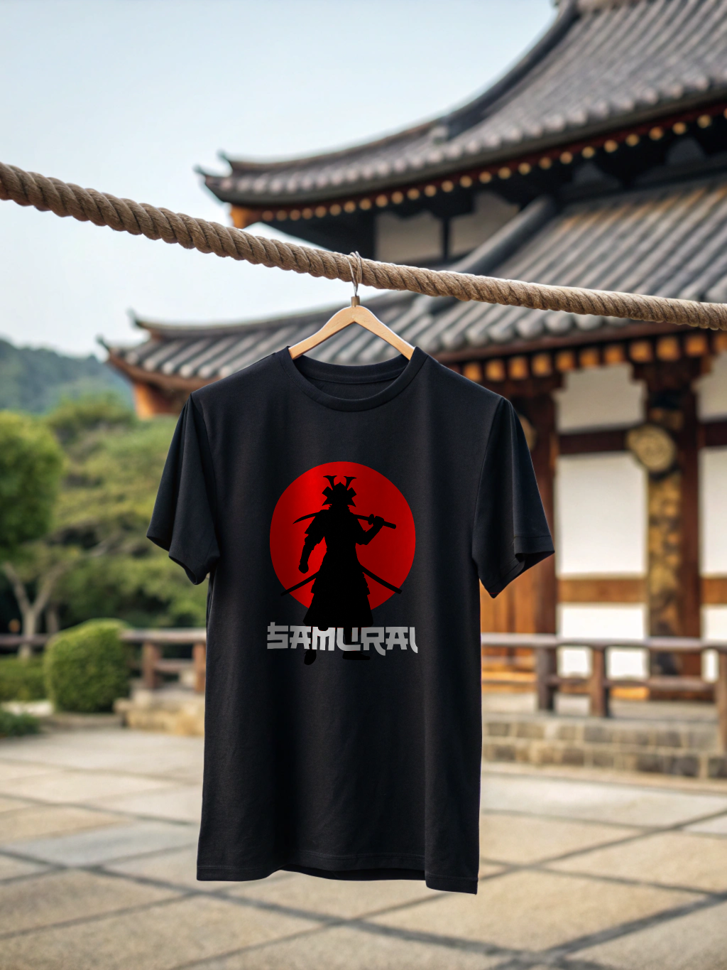 Glacier Samurai Wall Oversized T-Shirt