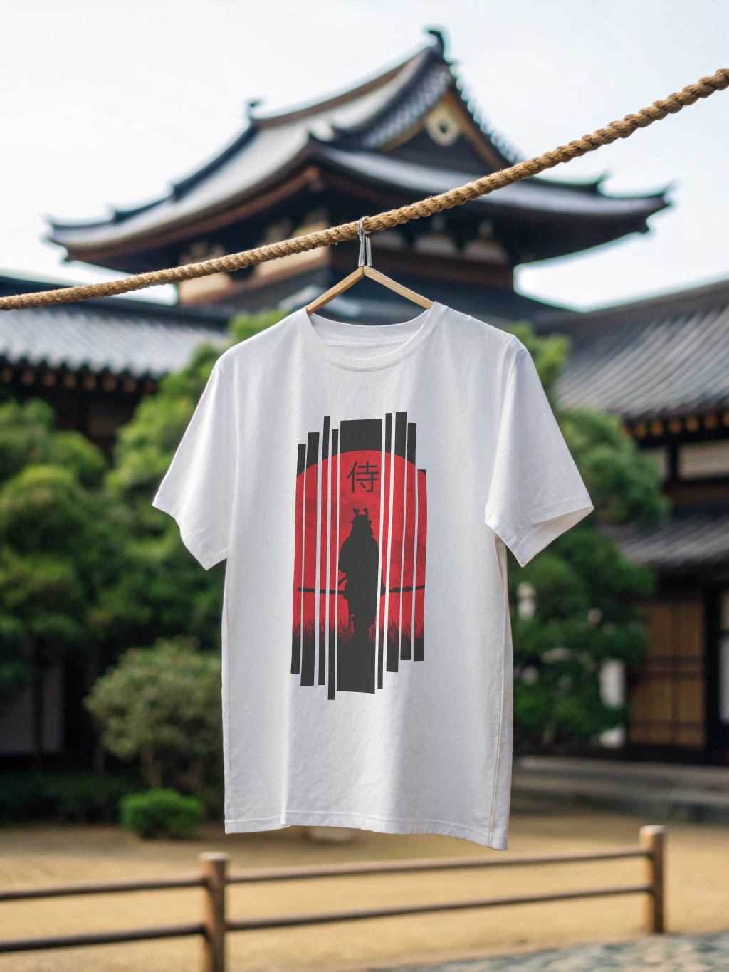 Glacier Samurai Wall Oversized T-Shirt