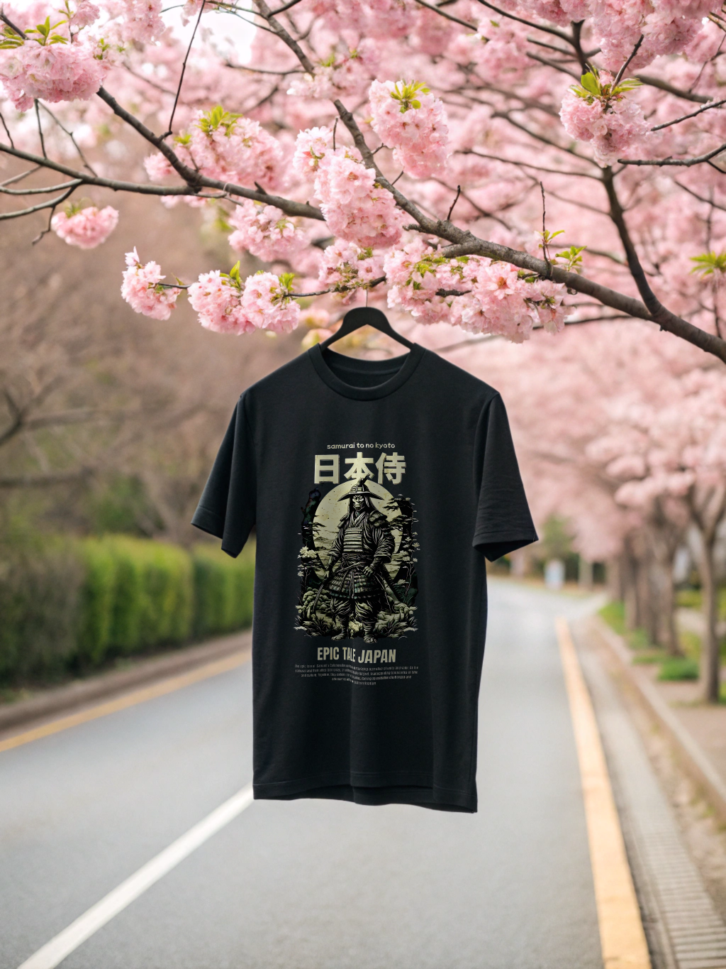 Glacier Samurai Wall Oversized T-Shirt