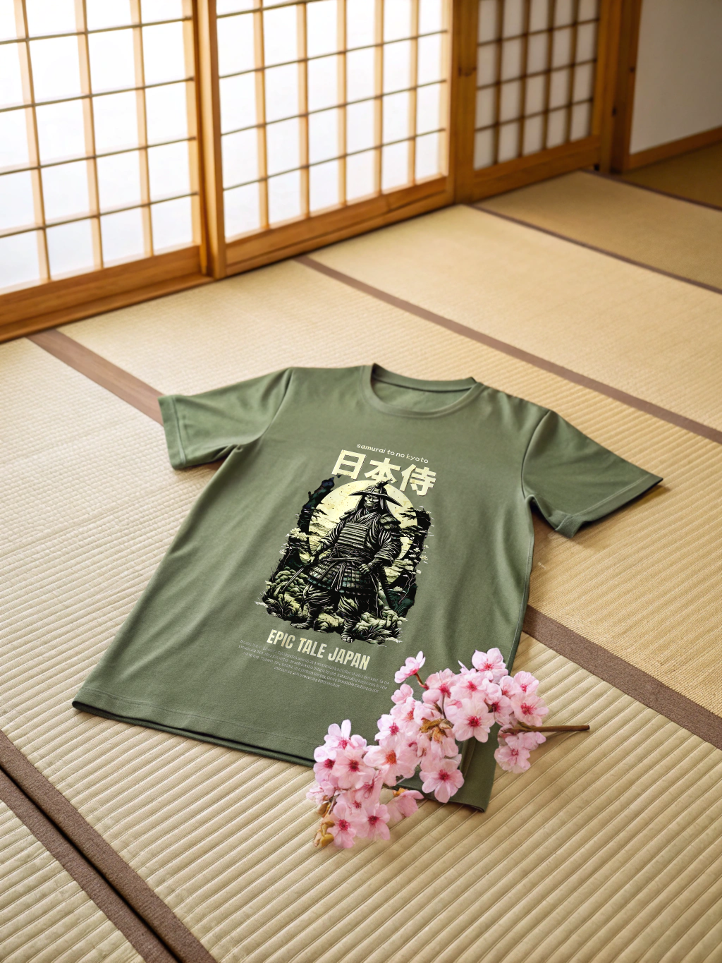 Glacier Samurai Wall Oversized T-Shirt