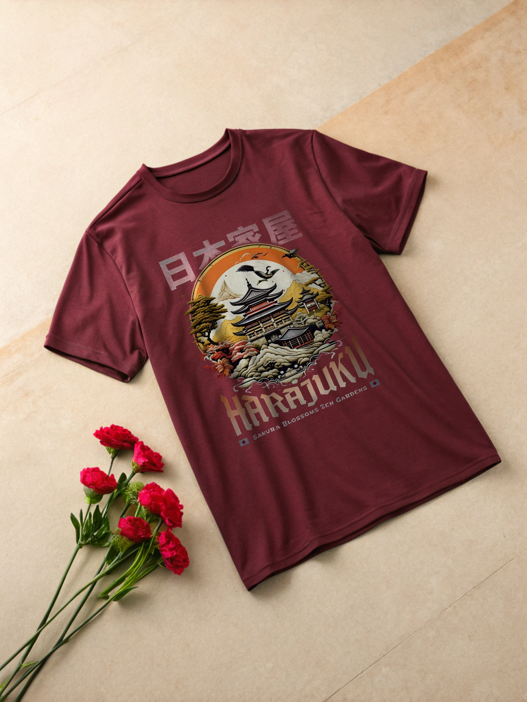 Glacier Samurai Wall Oversized T-Shirt