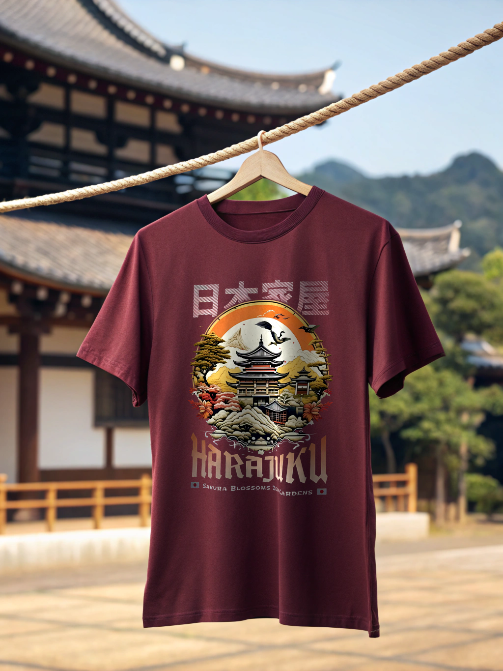 Glacier Samurai Wall Oversized T-Shirt