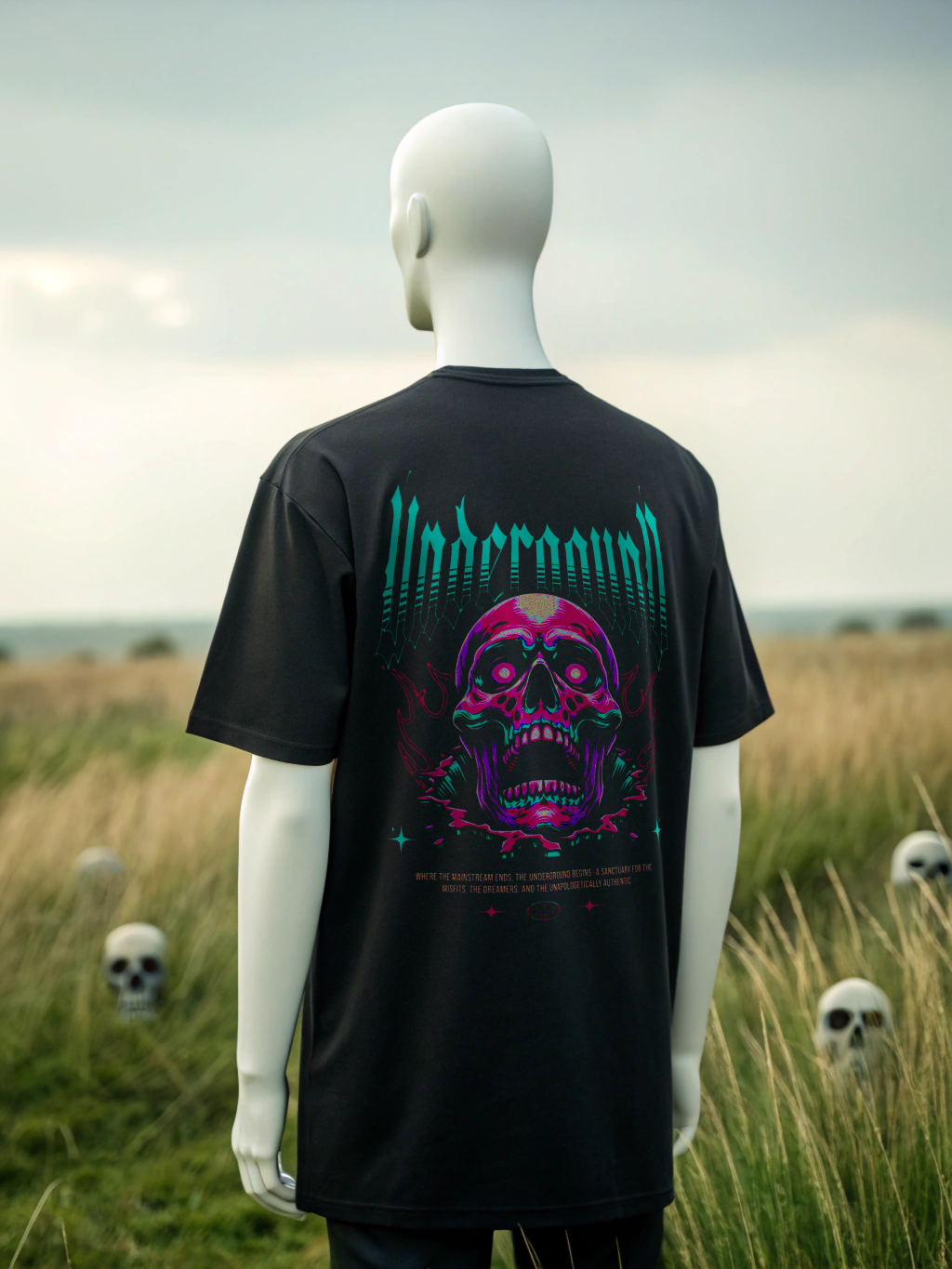 Glacier Underground Oversized T-Shirt