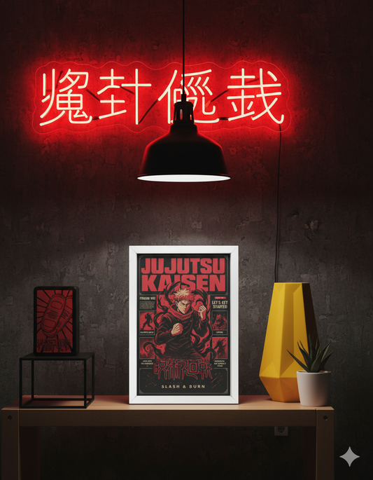 Glacier "Jujutsu Kaisen" Framed Poster