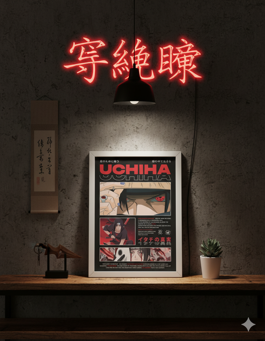 Glacier "UCHIHA" Framed Poster