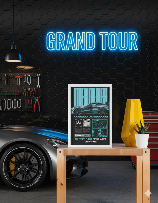 Glacier "Mercedes" Framed Poster