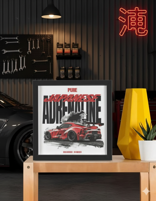 Glacier "Adrenaline" Framed Poster