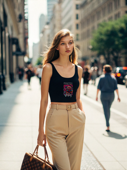 Glacier Vibes Crop Tank