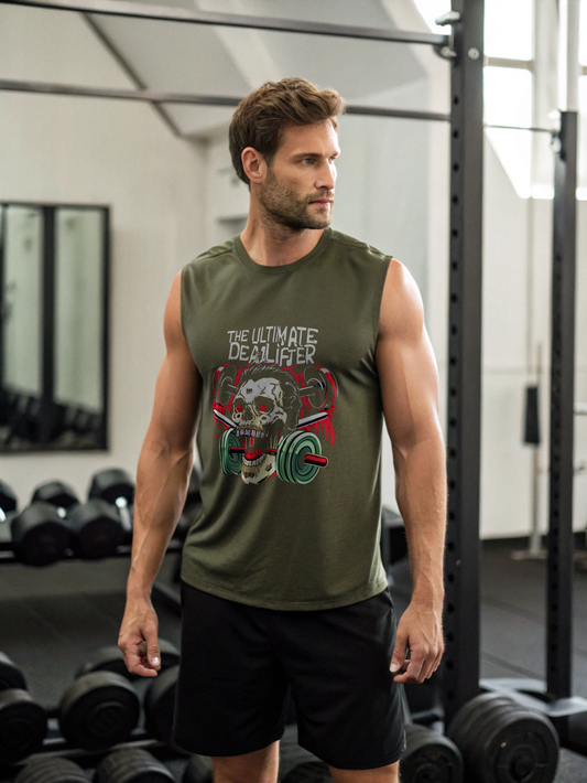 Glacier Deadlifter Sleeveless T-Shirt