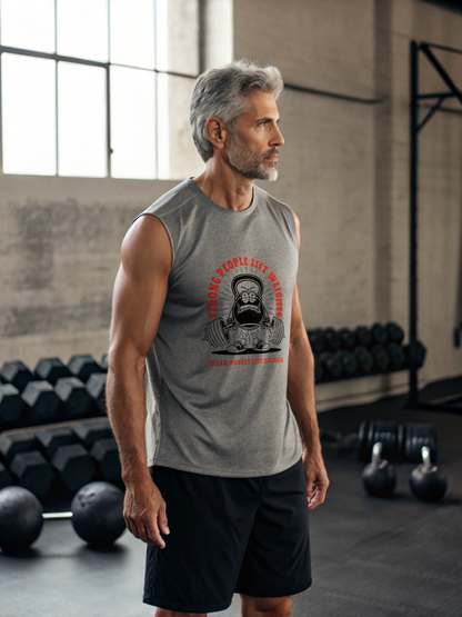 Glacier Strong People Sleeveless T-Shirt