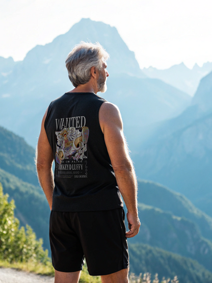 Glacier Monkey Fluffy Sleeveless T-Shirt