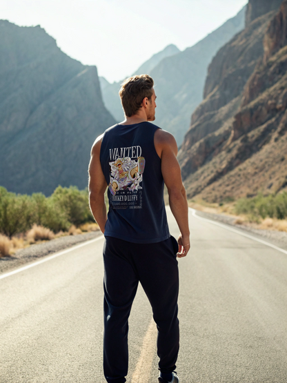 Glacier Monkey Fluffy Sleeveless T-Shirt