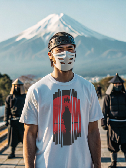Glacier Samurai Wall Oversized T-Shirt