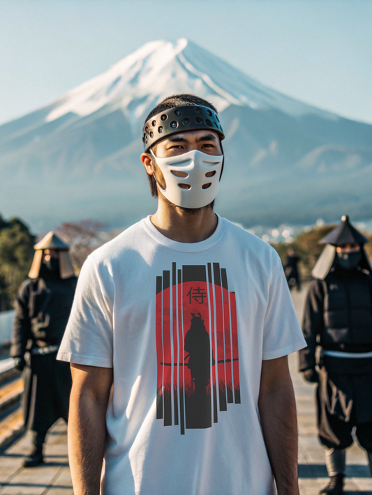 Glacier Samurai Wall Oversized T-Shirt