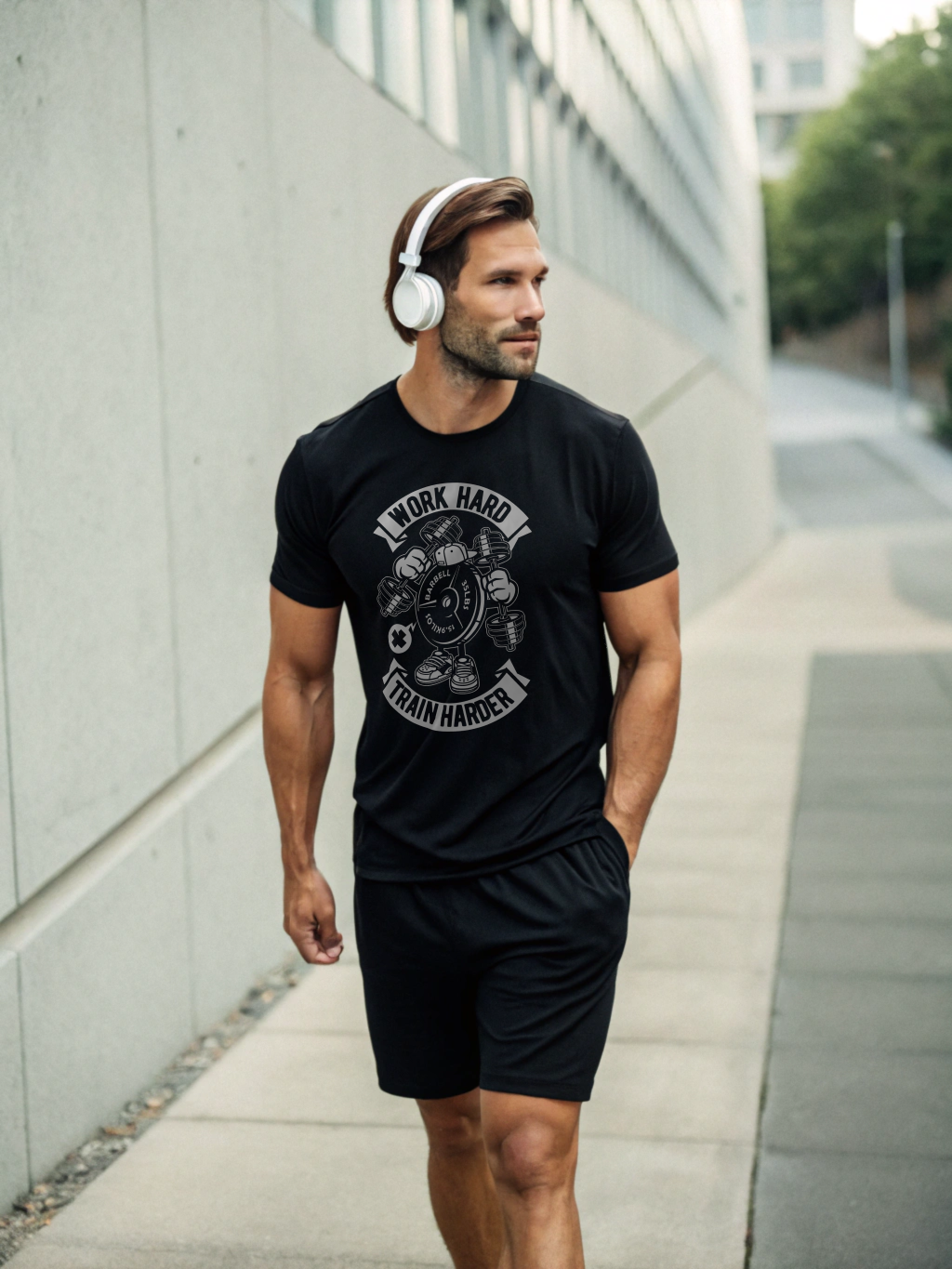 Glacier Train Harder Unisex T-Shirt | BSG Collection