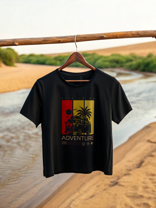 Glacier Adventure Crop Top for Women