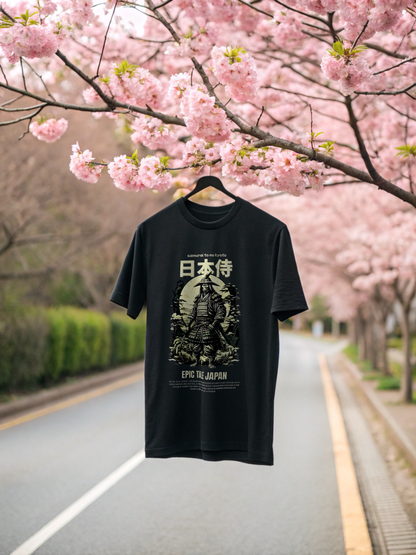 Glacier Samurai Wall Oversized T-Shirt