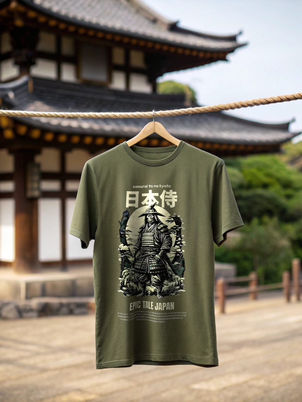 Glacier Samurai Wall Oversized T-Shirt