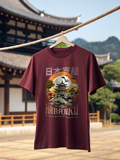 Glacier Samurai Wall Oversized T-Shirt