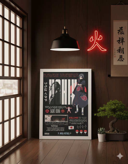 Glacier "UCHIHA" Framed Poster