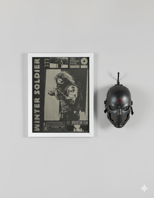 Glacier "Winter Soldier" Framed Poster