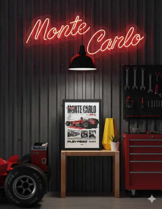 Glacier "Monte Carlo" Framed Poster